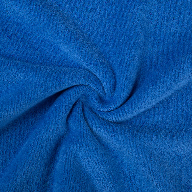Ensidig solid färg all-polyester Terry trasa